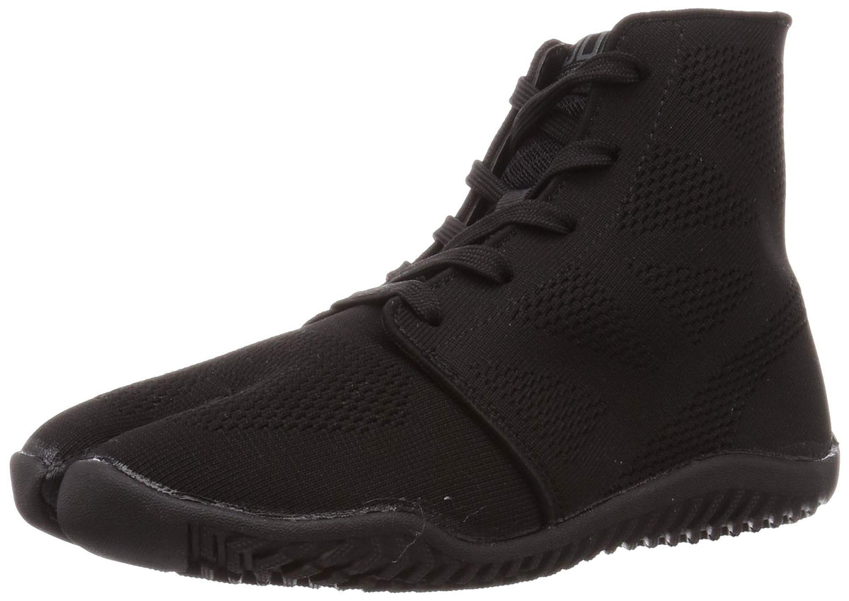 Marugo Tabi Action Shoes Split Toe Breathable Sneakers Sports Jog II Black