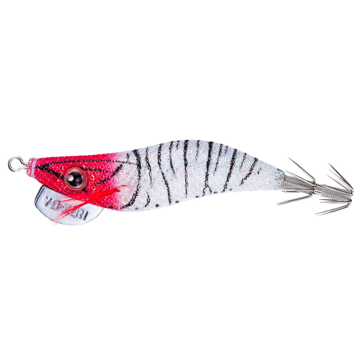 Yo-Zuri Squid Jig, Aori-Q RS Hiika SP, No. 1.6, LRH: 06, Luminous Red Head
