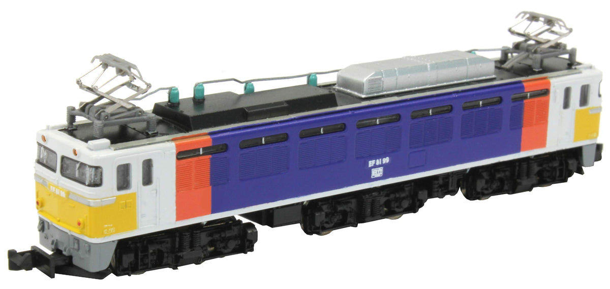 Z Gauge EF81 Form Cassiopeia Painting T015-6 Model Railroad Electric Locomotive