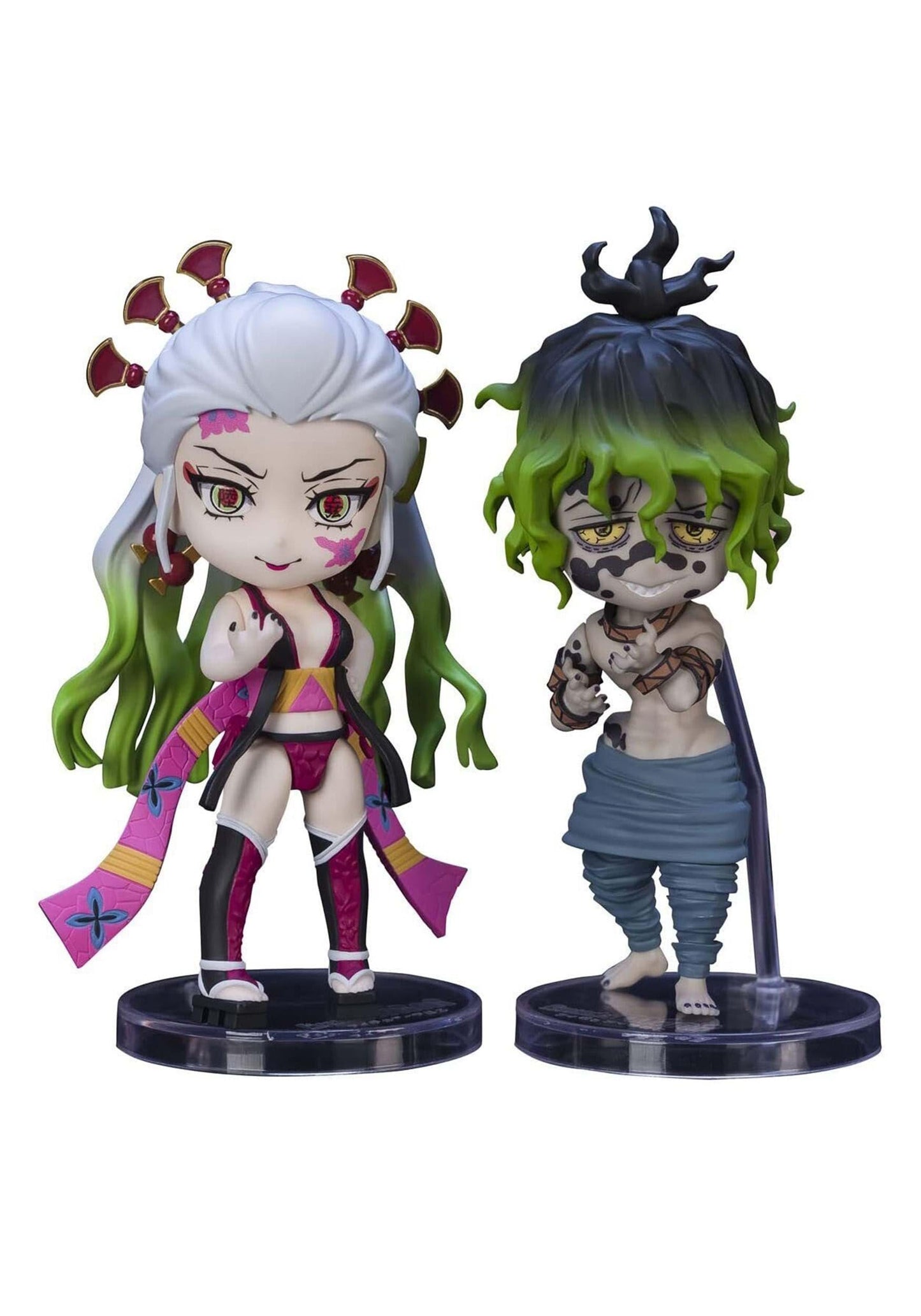 TAMASHII NATIONS - Demon Slayer: Kimetsu no Yaiba - Daki and Gyutaro, Bandai Spirits Figuarts mini Action Figure