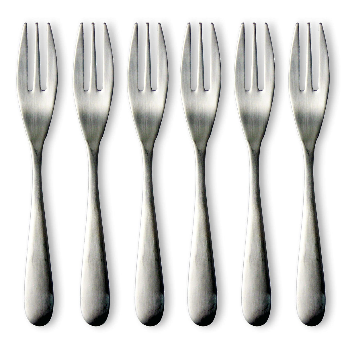 Nagao NT-5 Cake Fork, Set of 6, Stainless Steel, Made in Japan