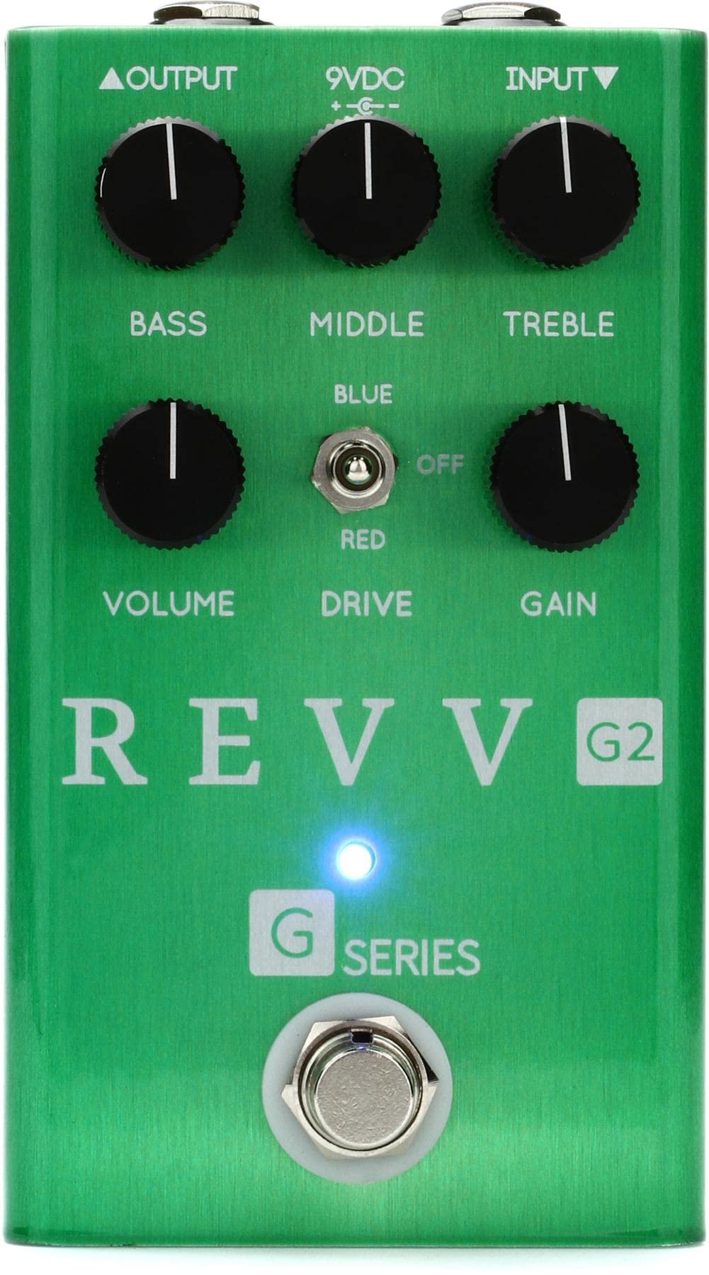 Revv G2 Green Channel Preamp/Overdrive/Distortion Pedal