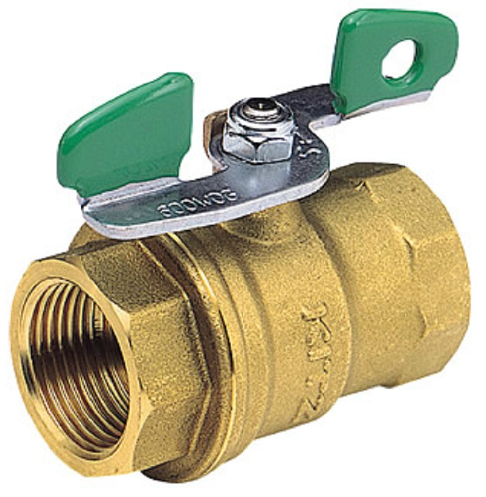 Kitz KITZ-ZET 1/4B Brass Type 600 Ball Valve, Eco Ball [ZE], Full Bore"