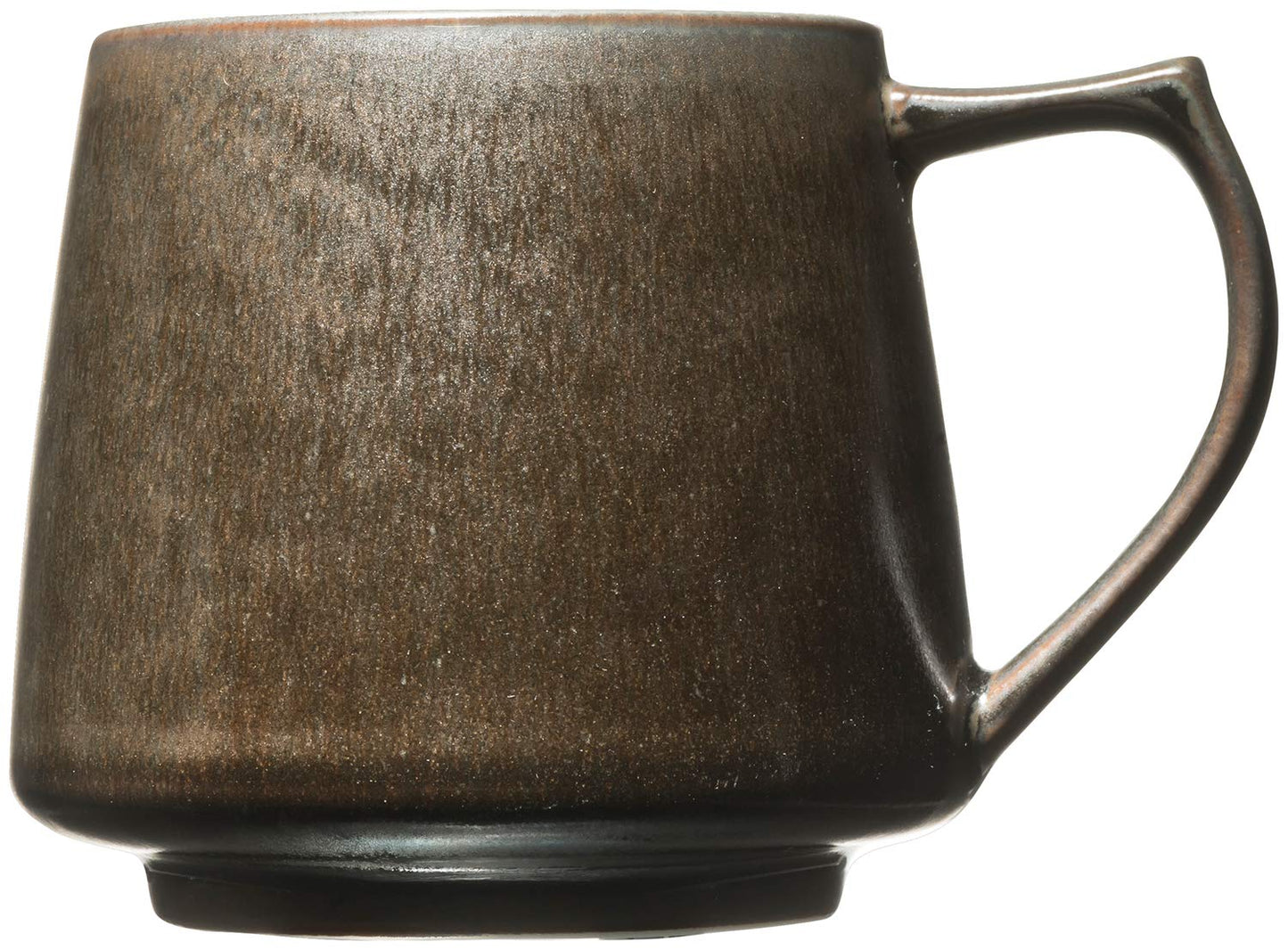 cores C811BK Mug, Black, 11.8 fl oz (320 ml), Made in Japan, Microwave, Dishwasher Safe, Delicate Made