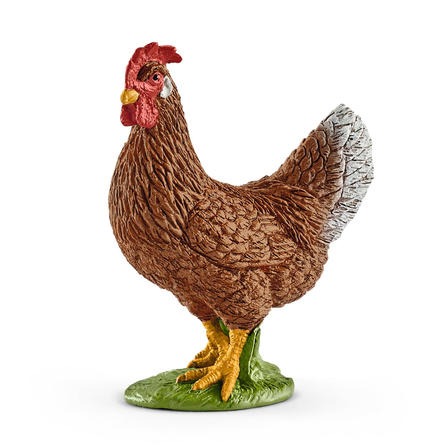 Schleich Farm World - Hen Figurine - Realistic Chicken Figure for Boys and Girls - Educational Farm Animal Toy for Imaginative Play - Fun Barn Animal Figure Kids for Ages 3+ | 13826
