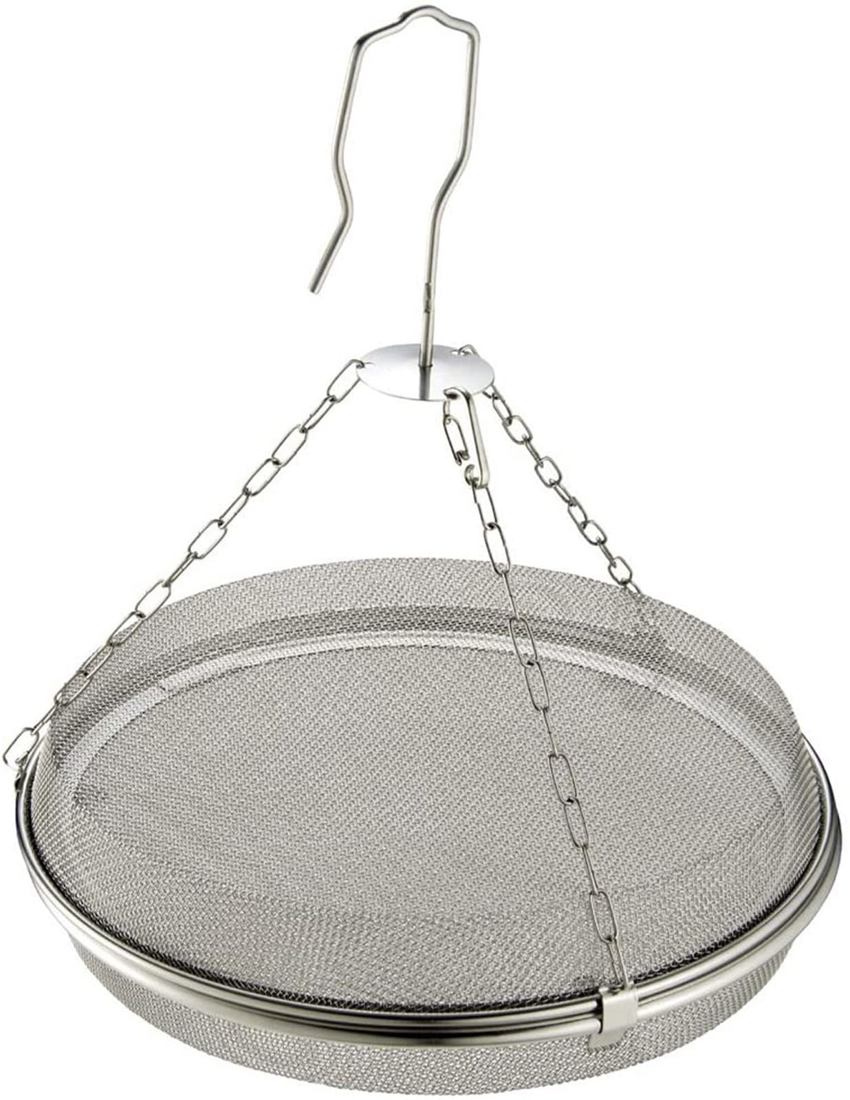 Shimomura Planning 39485 Tsubamesanjo Dried Fruit Basket 2 Tiers, Made in Japan, Stainless Steel, Rust Resistant, Easy to Arrange Foods, Durable, Colander, Dried Net, Dried Vegetables, Dried