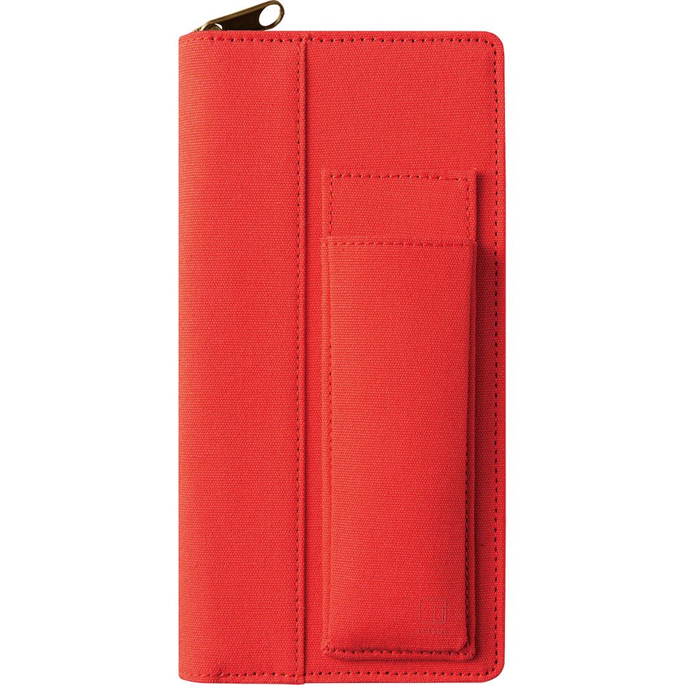 King Jim : Ittsui : Full Open Style Pen Case : Red