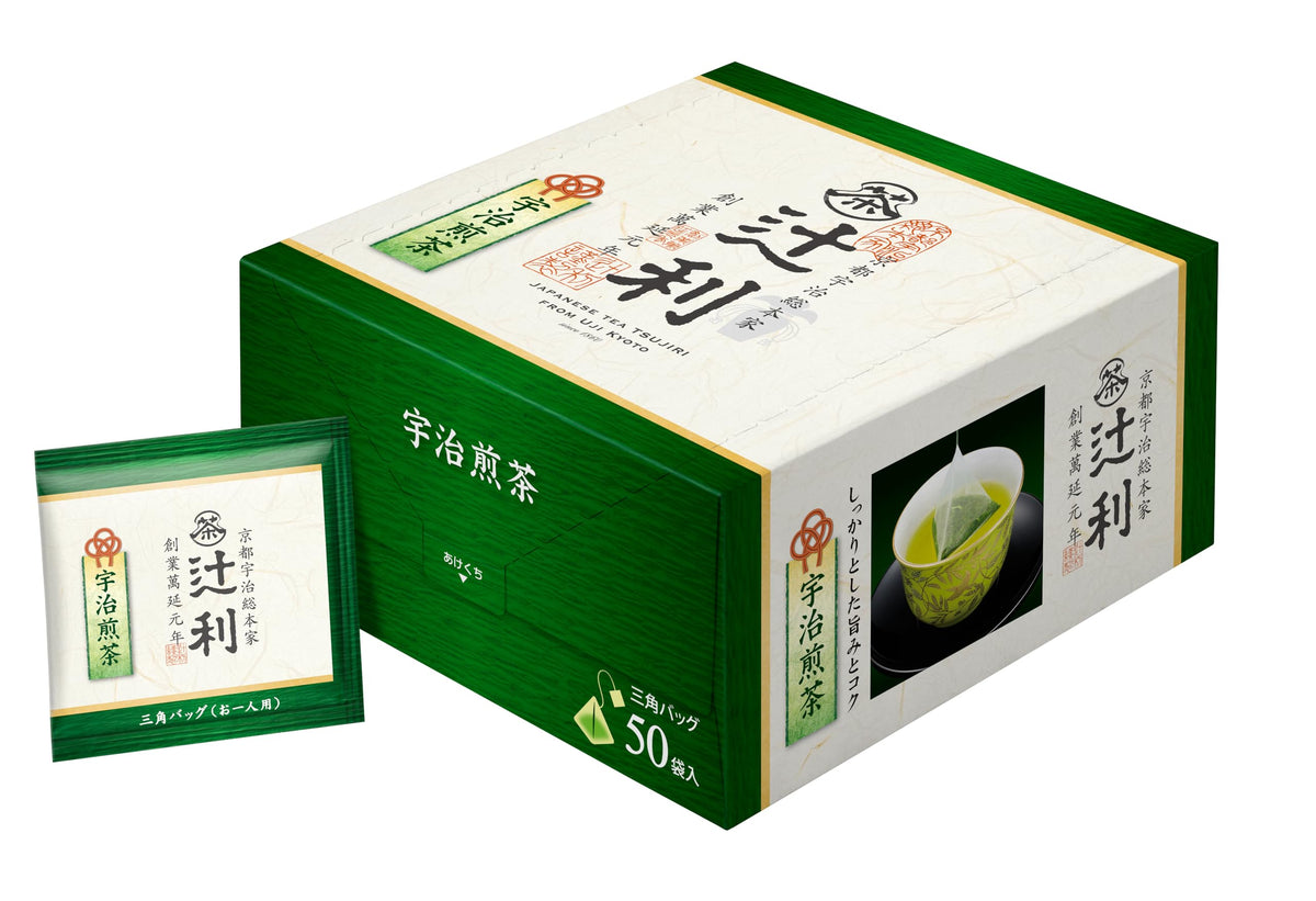 TsujiToshi triangle bag Uji green tea 50 bags