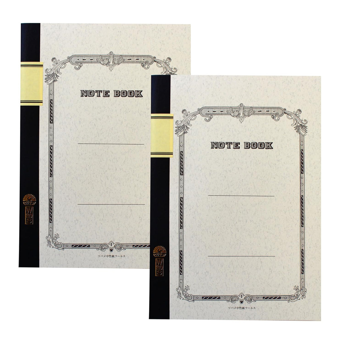 ツバメノート Tsubame Notebook, W3009, Notebook, B5, Ruled, 80 Sheets, 2 Pack