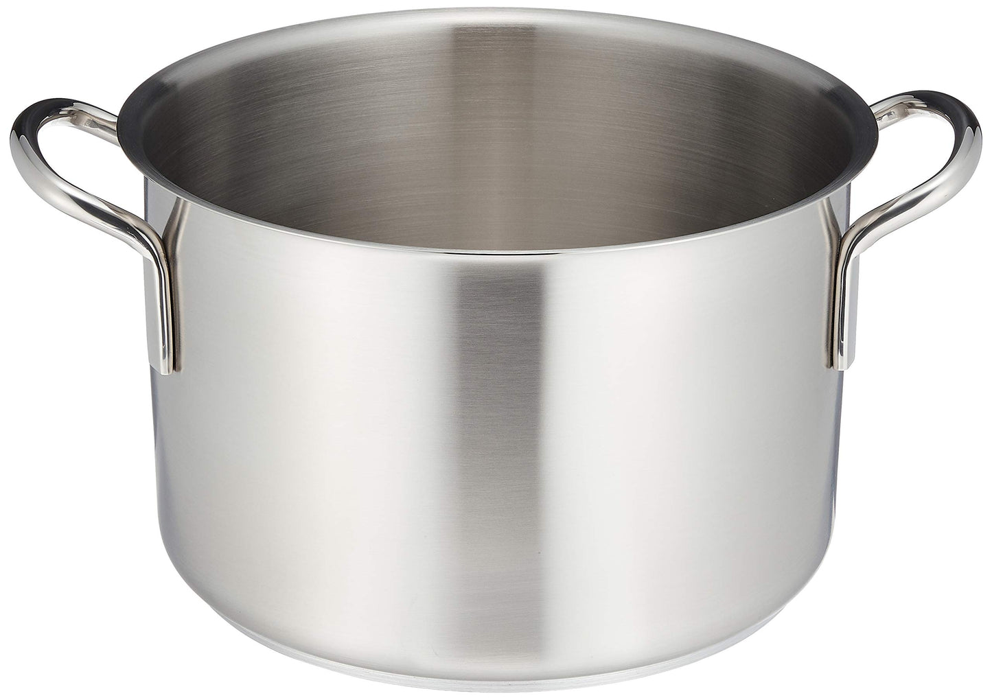 Endoshoji AHVA303 Murano Induction Half Size Pot, 9.4 inches (24 cm), No Lid, Induction Compatible, 18-8 Stainless Steel