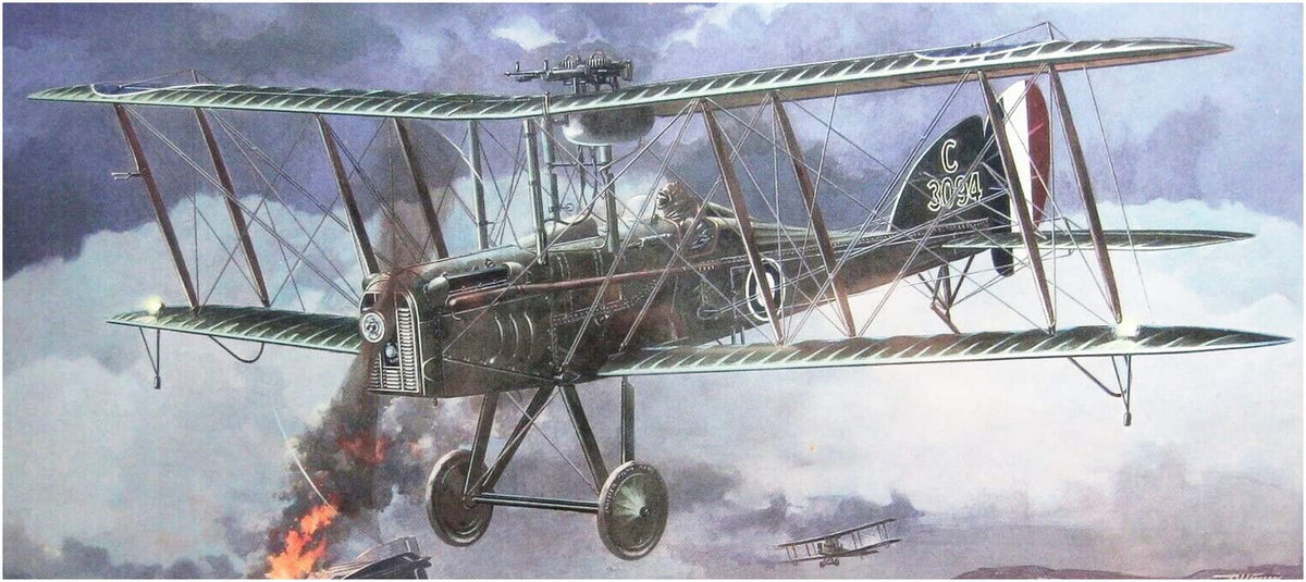 ローデン Roden RE48412 1/48 WWI British Air Force Royal Aircraft Factory BE12b Single Seat Night Interceptor Plastic Model