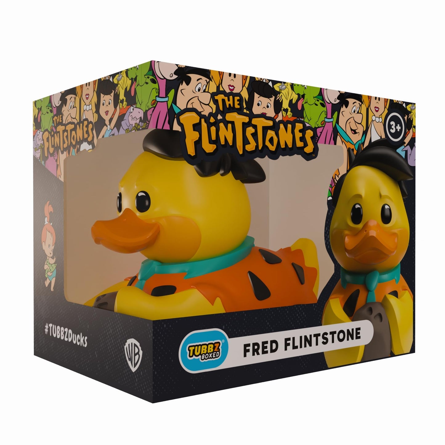 TUBBZ: Flintstones - Fred Flintstone Rubber Duck Collectible Toy 3.5"