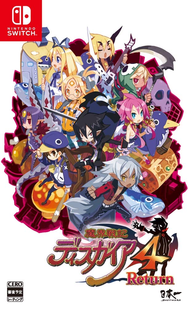 NIPPON ICHI SOFTWARE MAKAI SENKI DISGAEA 4 RETURN NINTENDO SWITCH REGION FREE JAPANESE VERSION