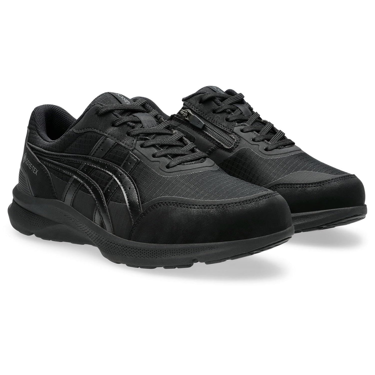 ASICS Gore-TEX Waterproof Hadashi Walker with Zipper, Men’s Walking Shoes, black/black 001, 24.5 cm 3E