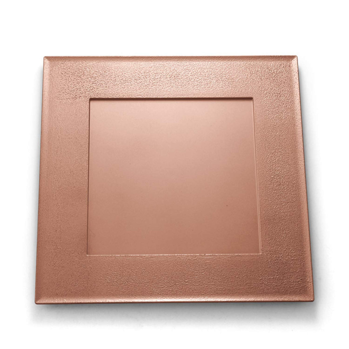 Obon Tray OL-57-6 Shaku 1 Square Kaiseki Furnace Bon, Ouchi Squeezed Copper, Black Painted Back