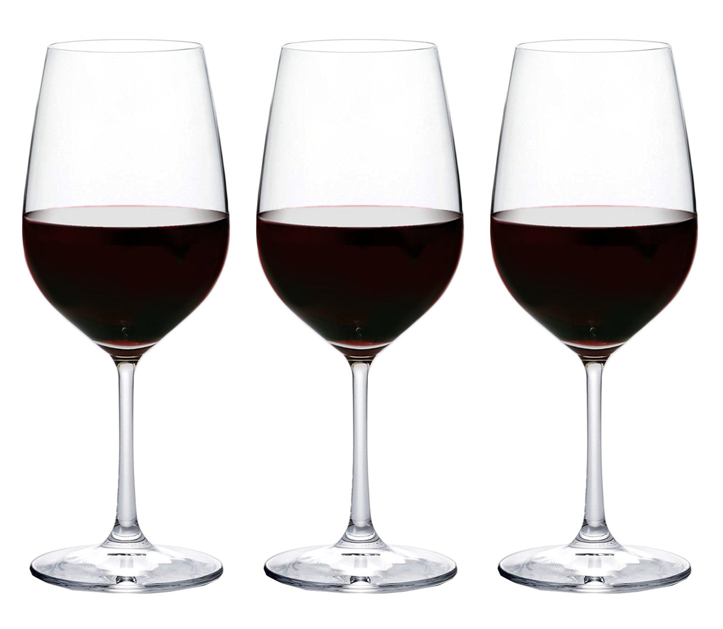 ADERIA 8616 IPT Plaisile Bordeaux Wine Glass, 18.9 fl oz (535 ml), Dishwasher Safe, Set of 3, Made in Japan, Fashionable, Red Sake Cup, Break-Resistant, Restaurant, Bar, Banquet, Simple, Everyday Use,