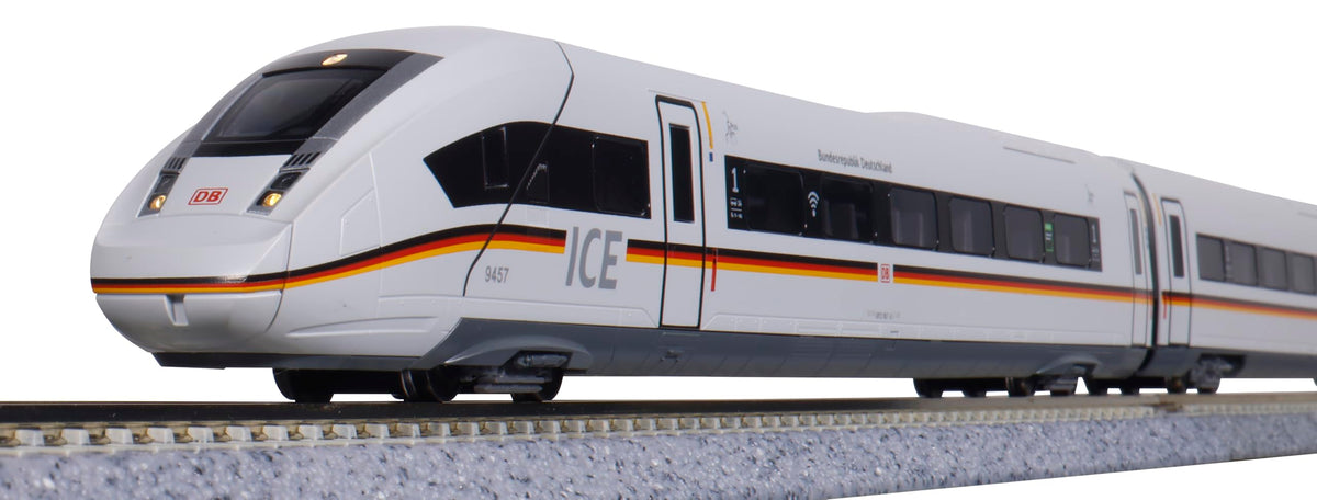 Kato DBAG BR412 057 ICE4 German Stripe EMU 7 Car Powered Set VI K10-2024 N Gauge