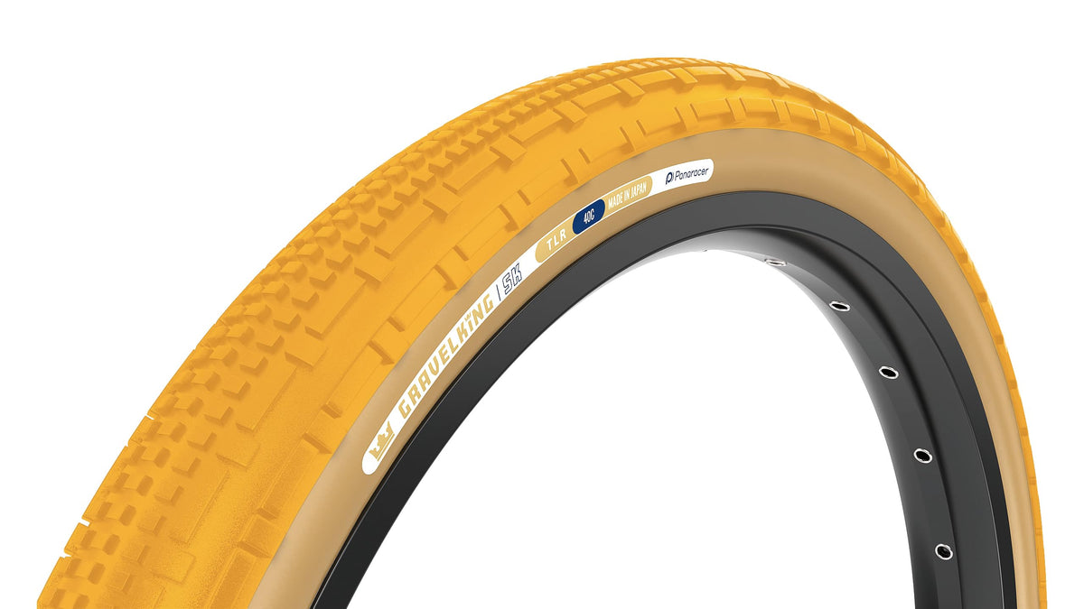 Panaracer GravelKing SK Tire - 700 x 45, Tubeless, Folding, Honey Butter/Brown