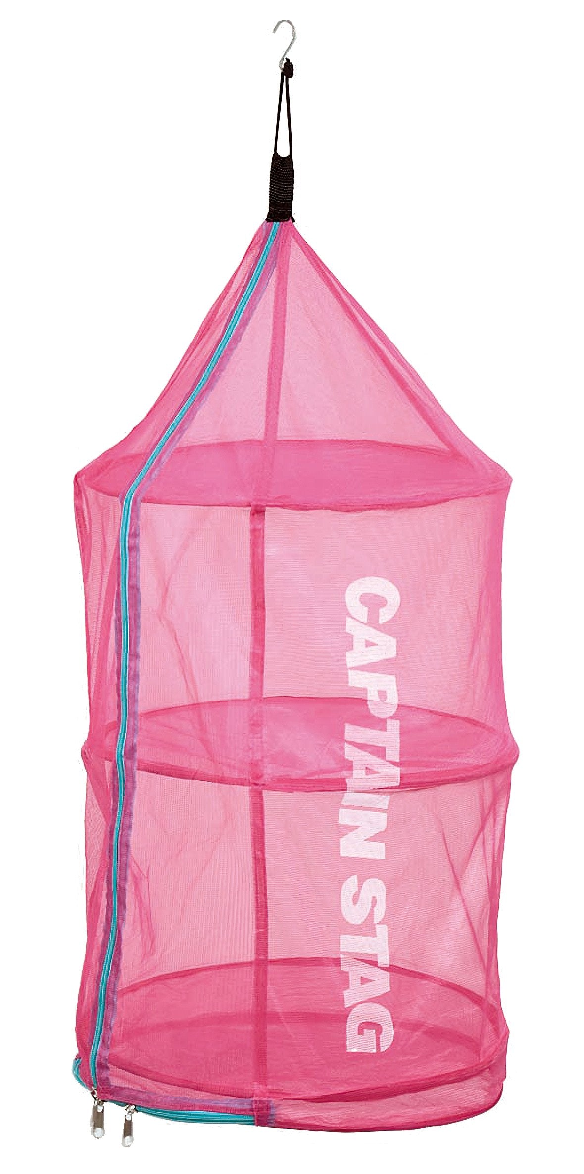 Captain Stag UM-1902 Drying Rack, Pop-up Dry Net, Foldable, Pink