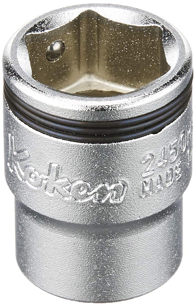 Ko-ken 2450MS-10 1/4 Sq. Dr. Short NUT GRIP Socket - 10mm
