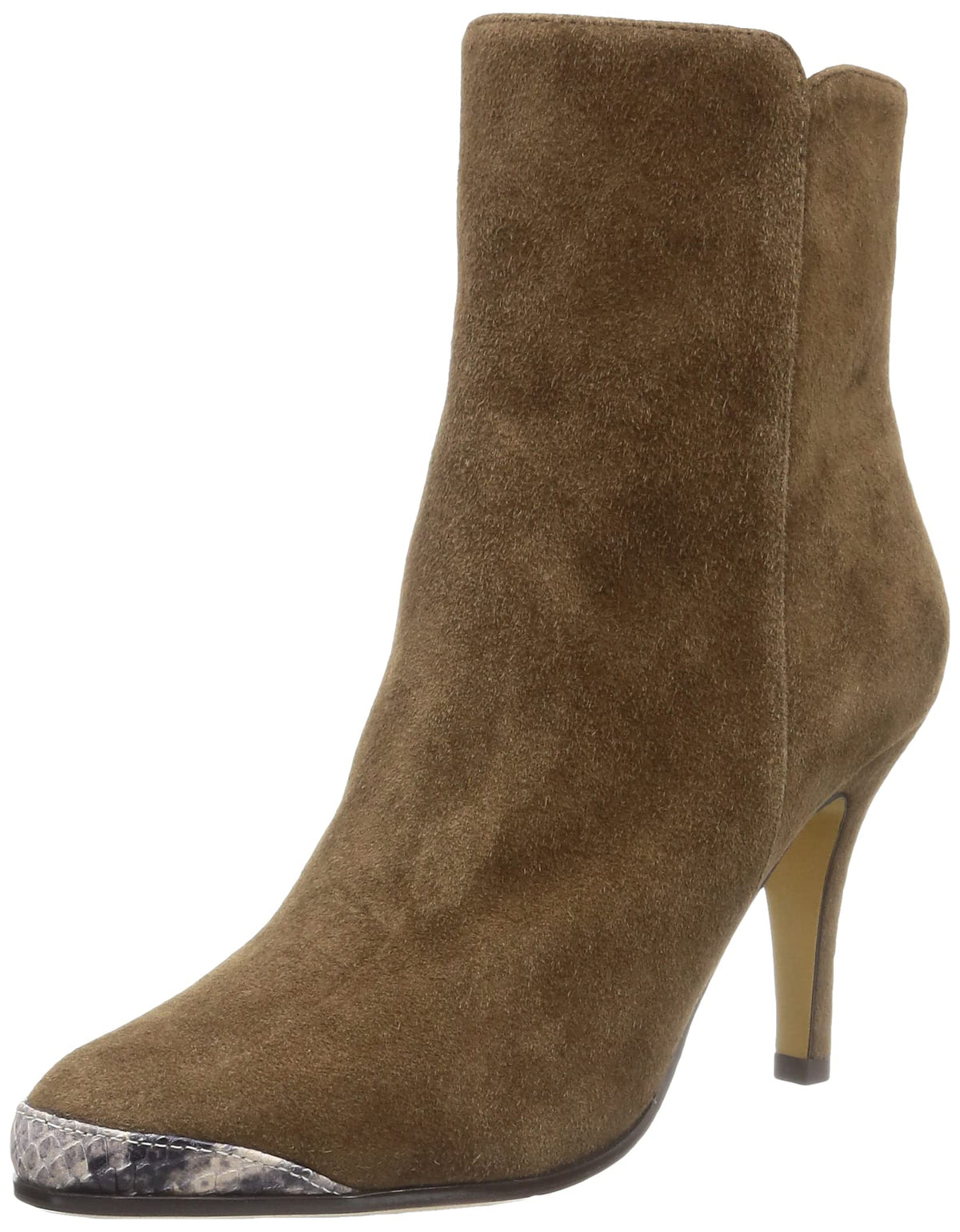 MODE ET JACOMO(モード・エ・ジャコモ) Women's Oxford Fashion Boot, Brown Suede, 24.0 cm