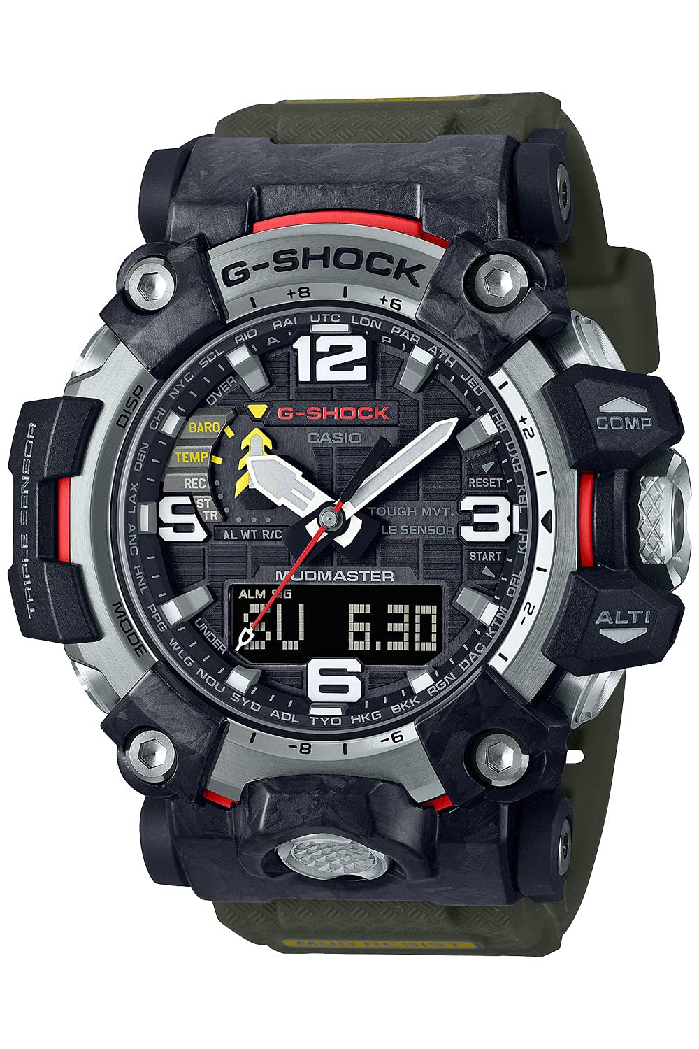 CASIO GWG-2000-1A3JF [G-Shock Carbon MUDMASTER Radio Solar Triple Sensor]Shipped from Japan