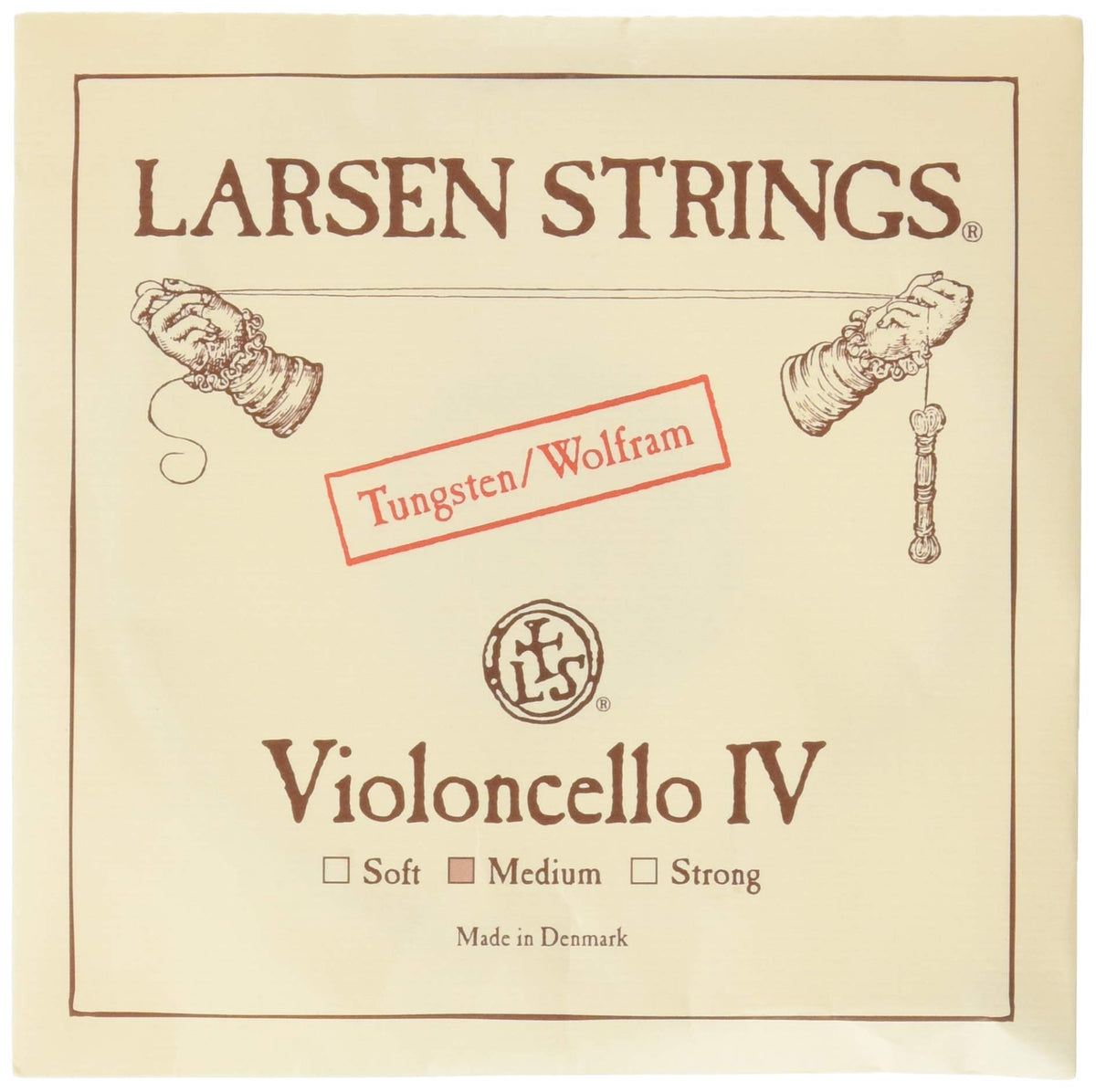 LARSEN STRINGS String C Steel/Tungsten Wound for Cello