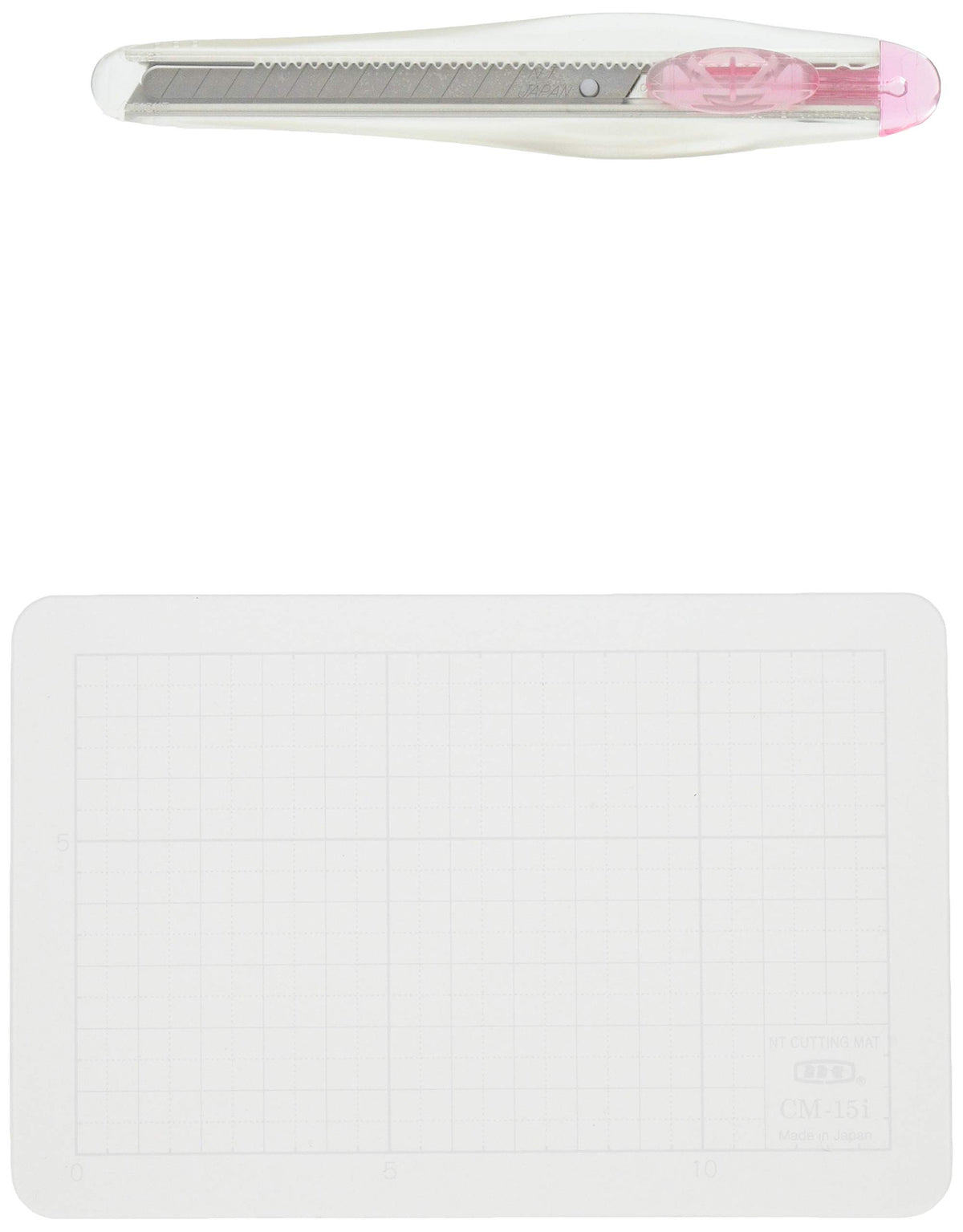 NT Cutter Cuuter and Cutting Mat Set [SET-AM350P(P)] (Japan Import)
