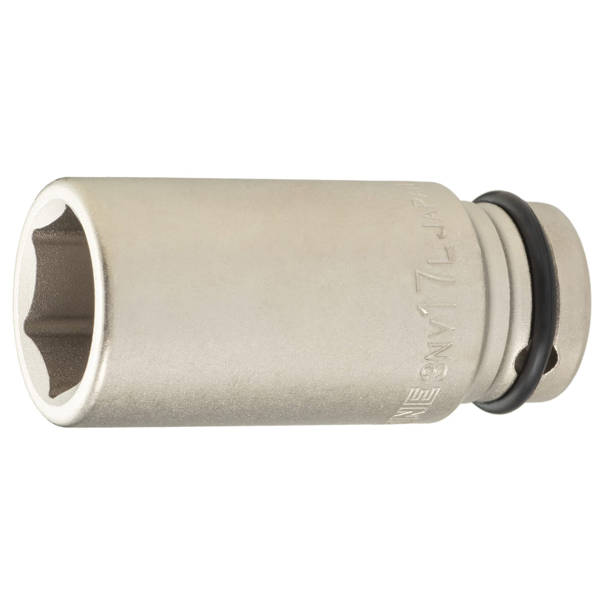 Tone HP3NV-17L Long Socket for Impact 3/8 inch (9.5 mm) Drive Width 0.7 inch (17 mm)