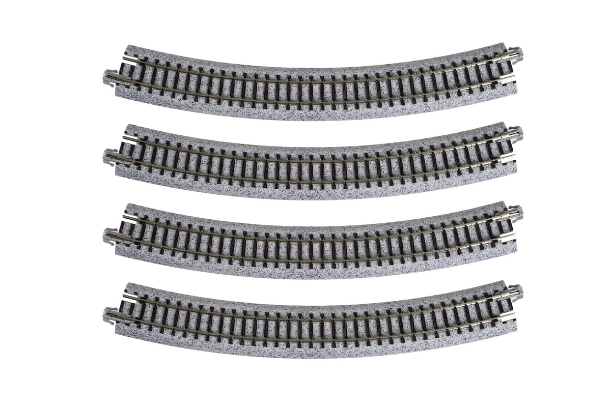 Kato N Scale Unitrack - 13 3/4" 348mm Radius Curved Track - 30 Degree - 4 Per Package KA-20-130