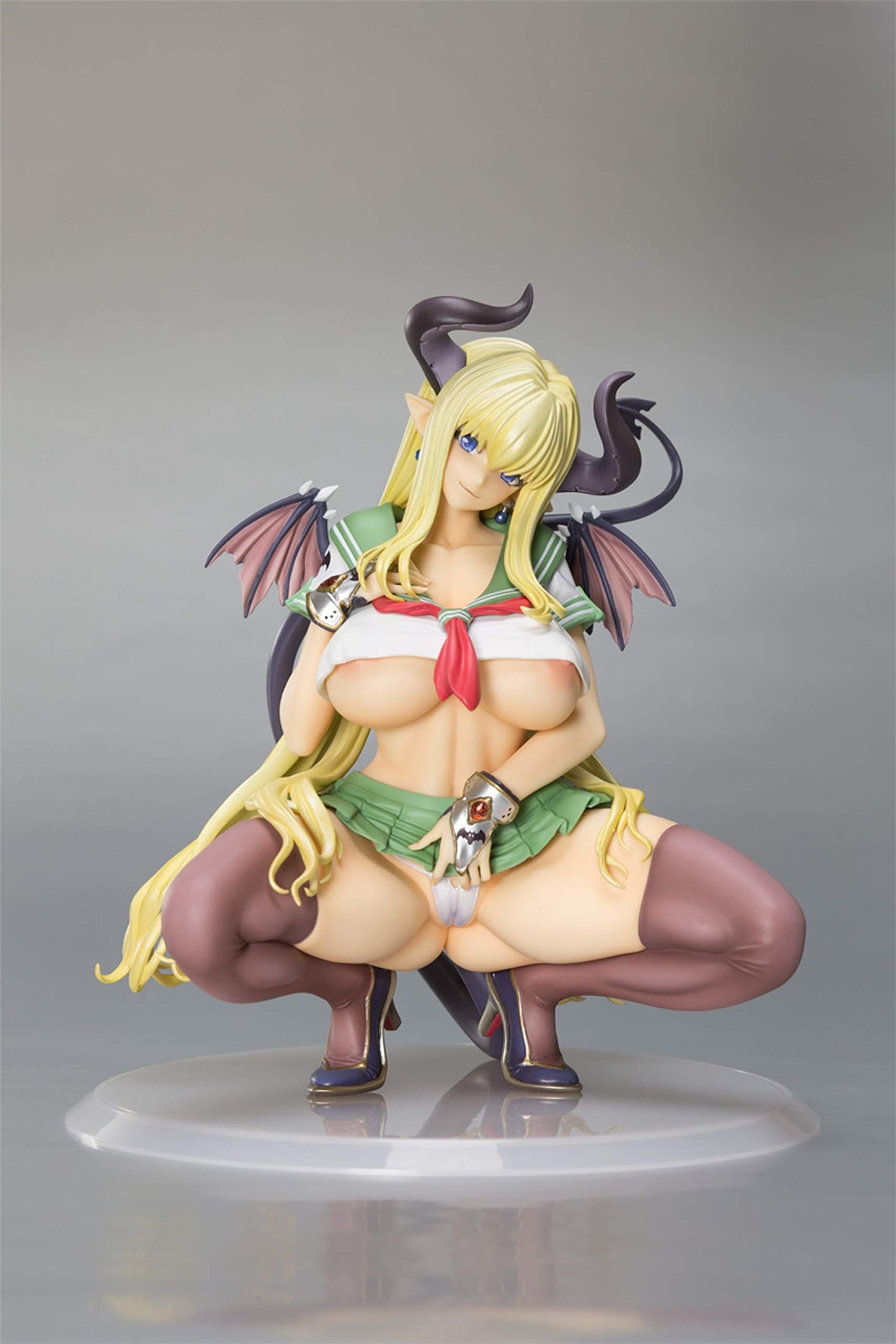 Orchid Seed Cover Gal No. 33: Sailor Succubus Sapphire Citrus Honey 1: 6 Scale PVC Figure