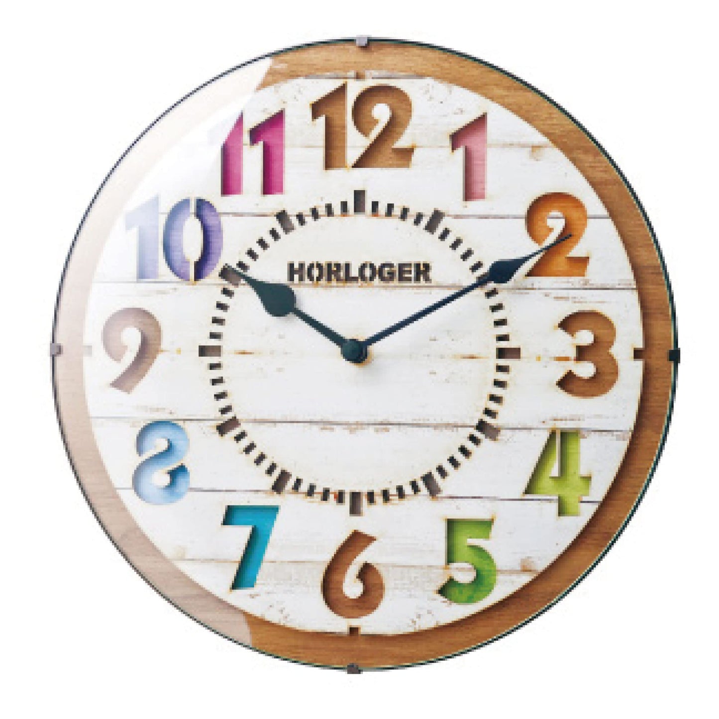 Inter form radio wall clock FORLI (INTERFORM INC.) - Forli - WH White CL-8332WH