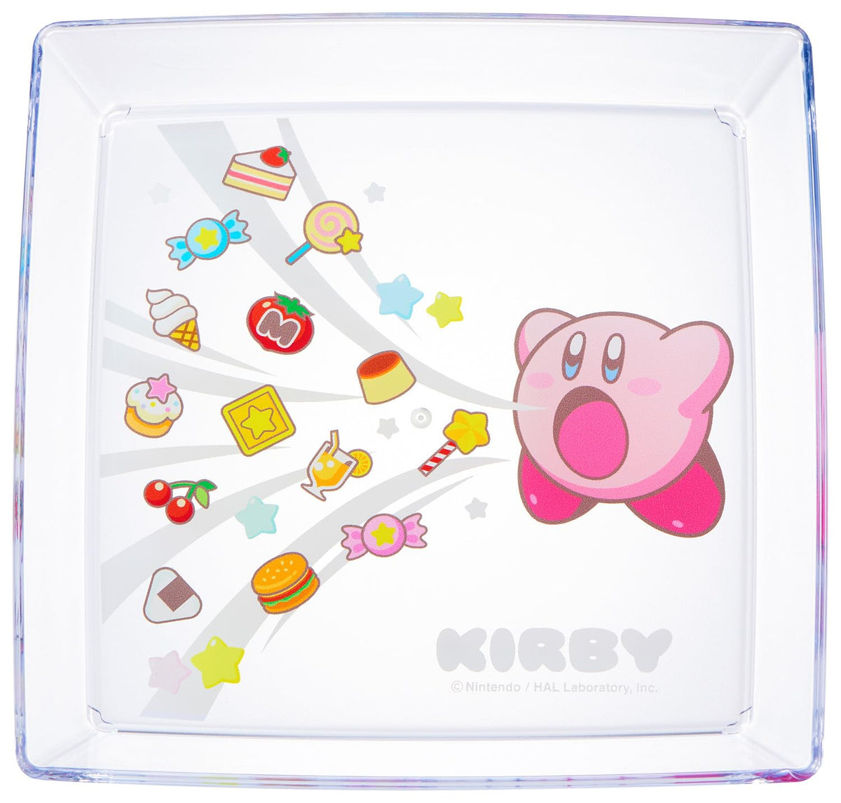 OSK Kirby PTC-120S Clear Plate, Square Shape, Kirby, Plastic, Dishwasher Safe and Dryer Safe