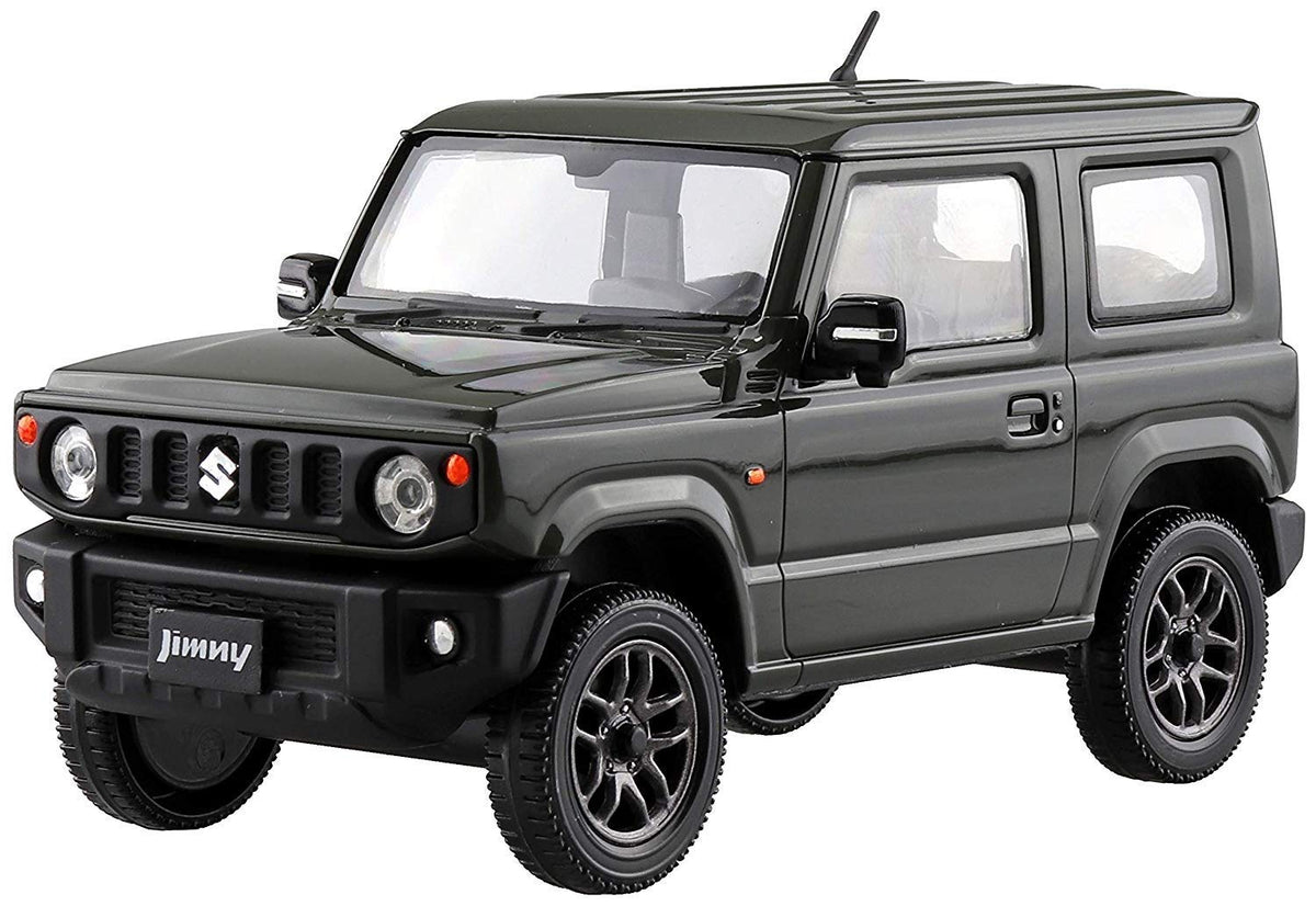 Aoshima 1/32 Scale 57773 08-B Suzuki Jimny (Jungle Green) Pre-Painted Snap-Fit Kit