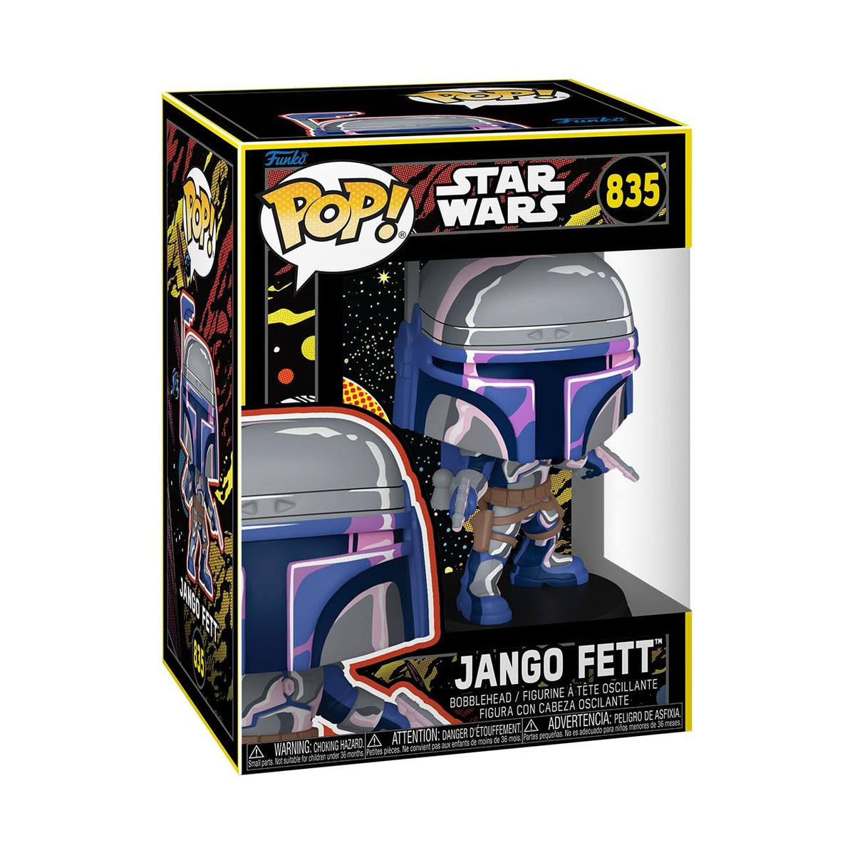 Funko Pop! Star Wars: Jango Fett - (Retro) - Collectable Vinyl Figure - Gift Idea - Official Merchandise - Toys for Kids & Adults - Movies Fans - Model Figure for Collectors and Display