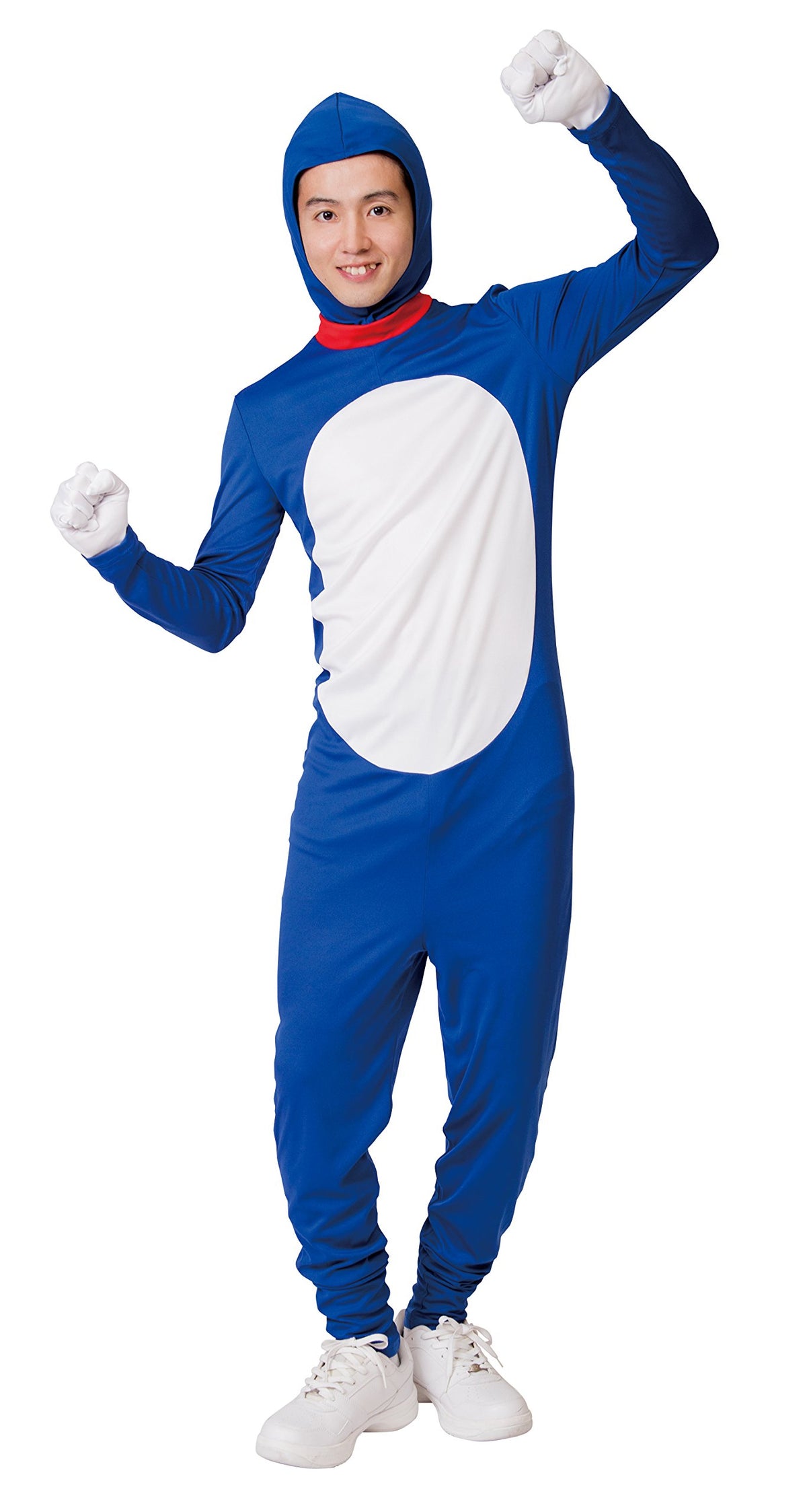 Become Character Study Section Blue Tights Man Cosplay Unisex 3-Piece Set