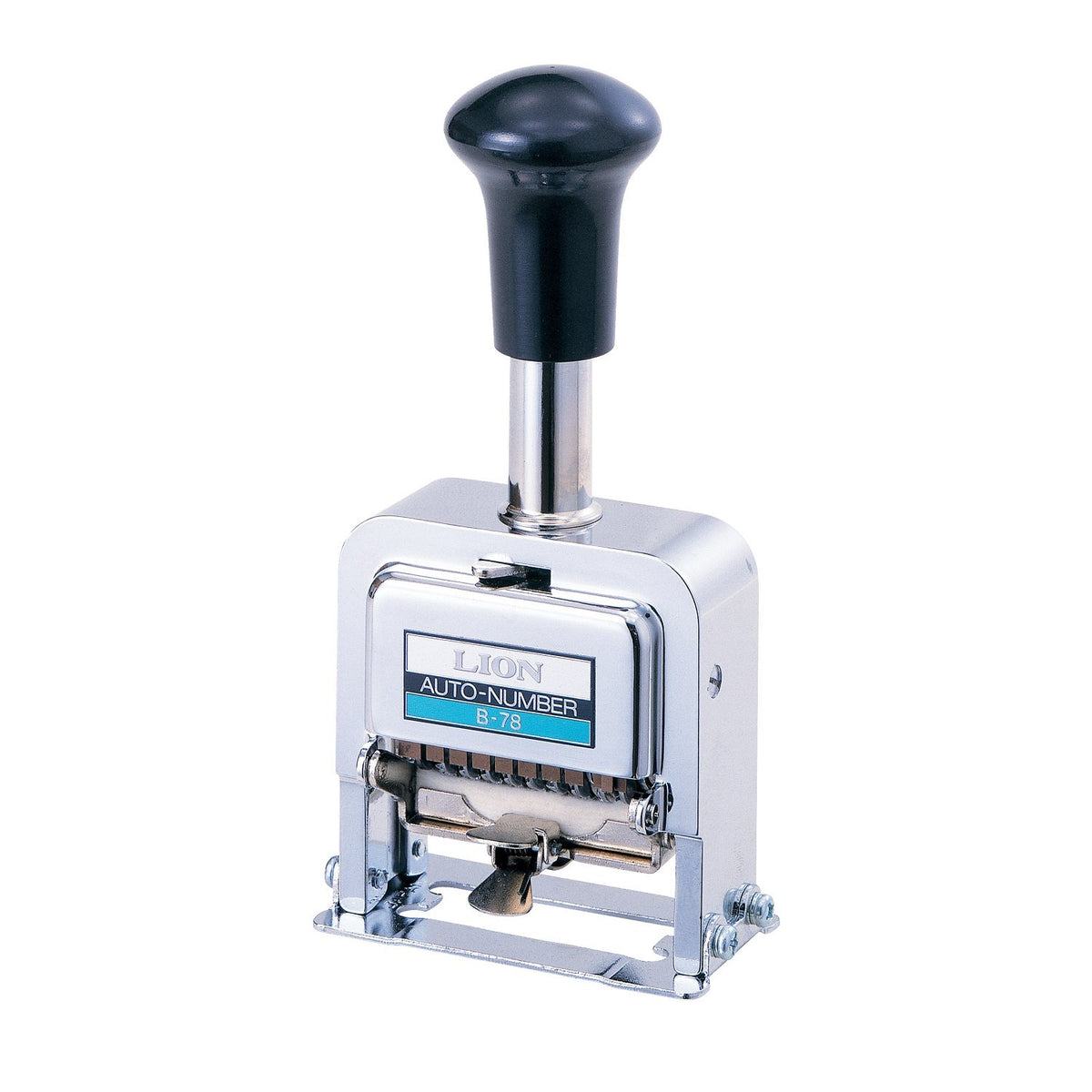 Lion Pro-Line Heavy-Duty Automatic Numbering Machine, 8-Wheel, 1 Numbering Machine (B-78)