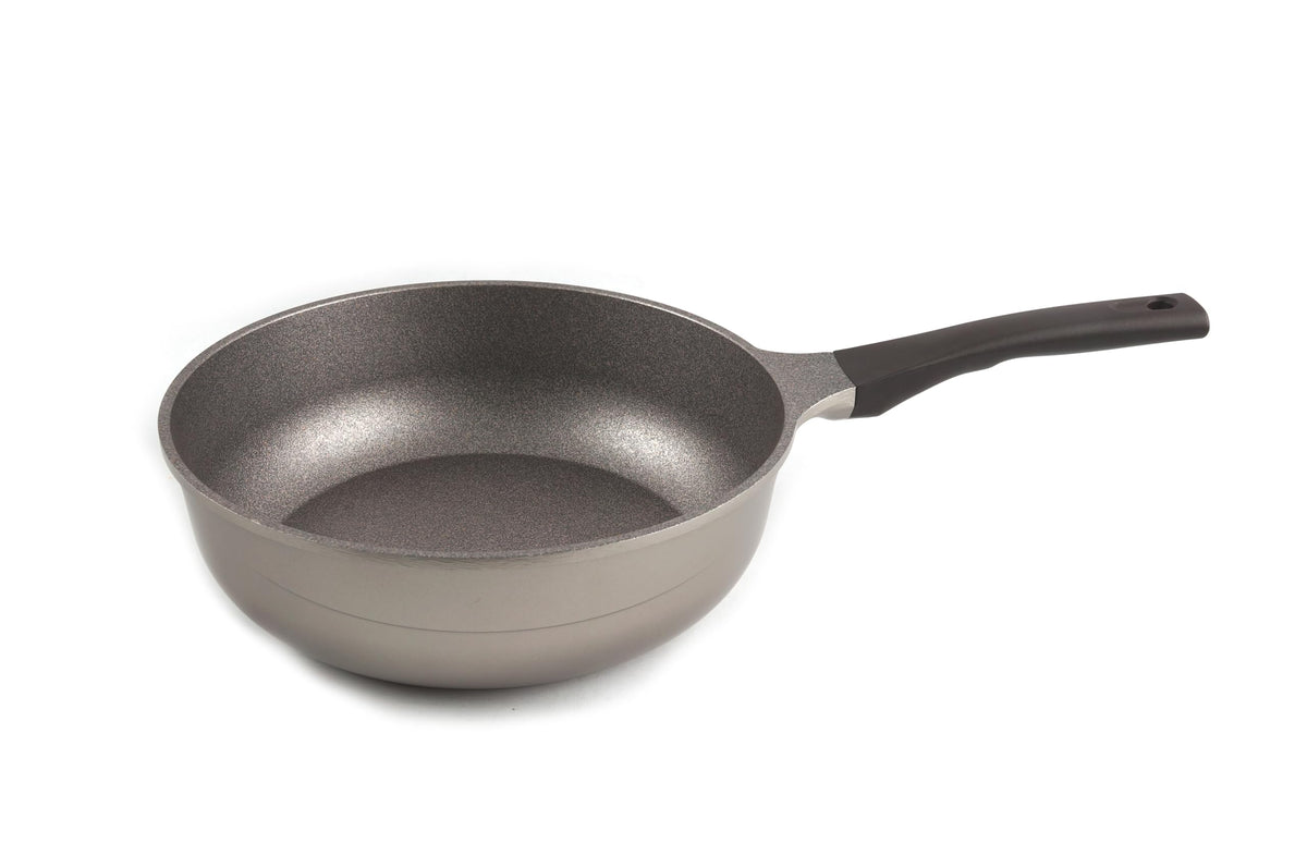 Kevnhaun KDS9523 Multi-Frying Pan, 11.0 inches (28 cm), 6-Layer Coating, Induction Compatible, Gas Fire Compatible, Textured Surface, Prevents Sticking, Fluorine Coating, Deep Design, Boiling