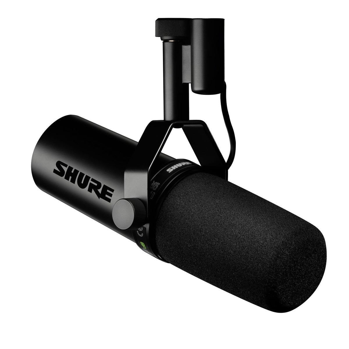Shure SM7dB Dynamic Studio Microphone with Built-in Preamp – XLR Mic for Podcasting, Streaming & Vocal Recording, Wide Frequency Range, Smooth Warm Audio, Detachable Windscreen, Black
