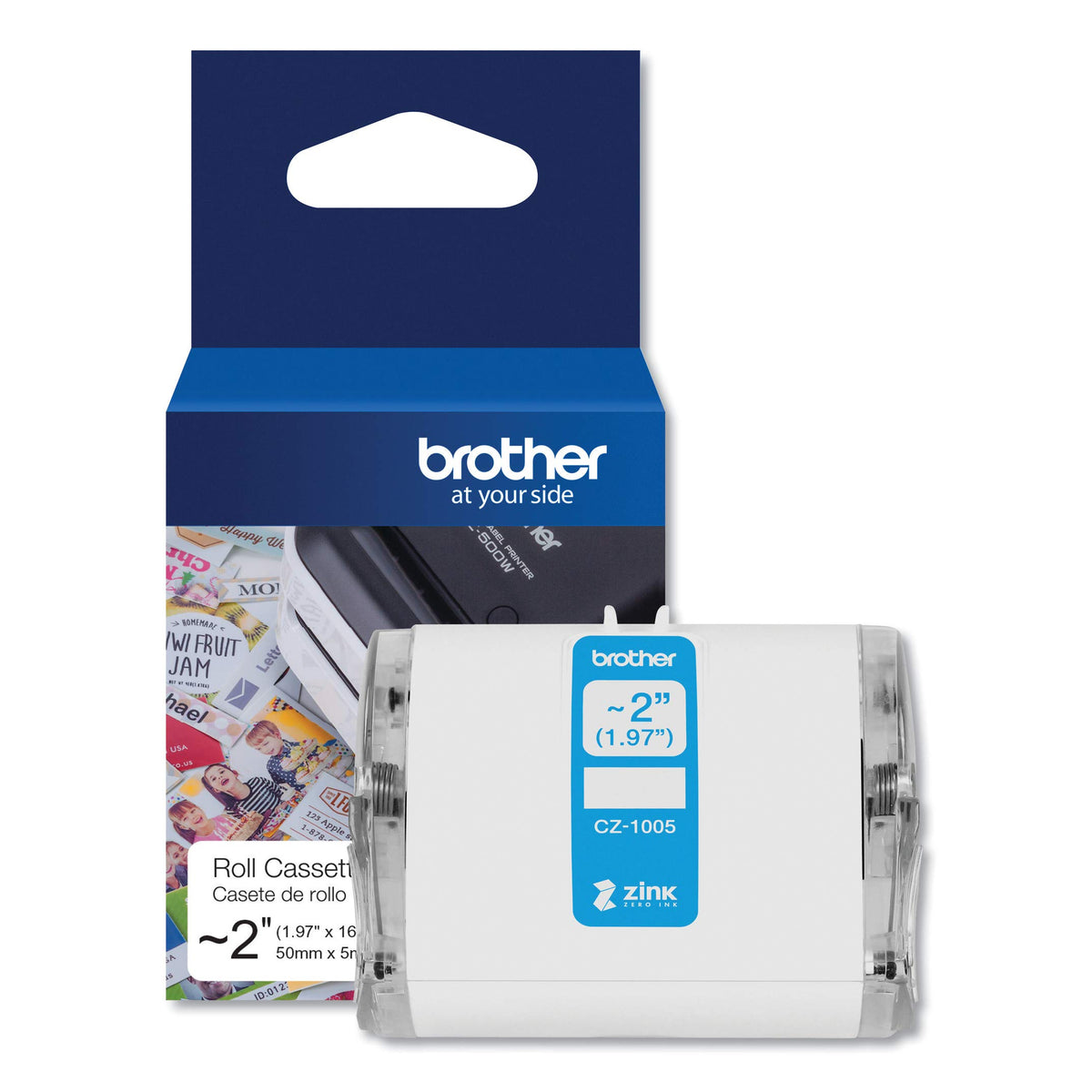 Brother CZ-1005 - Roll (5 cm x 5 m) 1 roll(s) Continuous Labels - for Brother VC-500W
