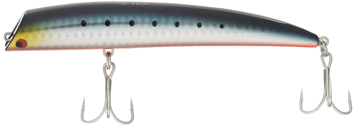 TackleHouse Minnow Tuned K-Ten TKLM Lipless Minnow, 4.7 inches (120 mm), 0.6 oz (18 g), SH Sardine/Red Berry #112 TKLM120 Lure