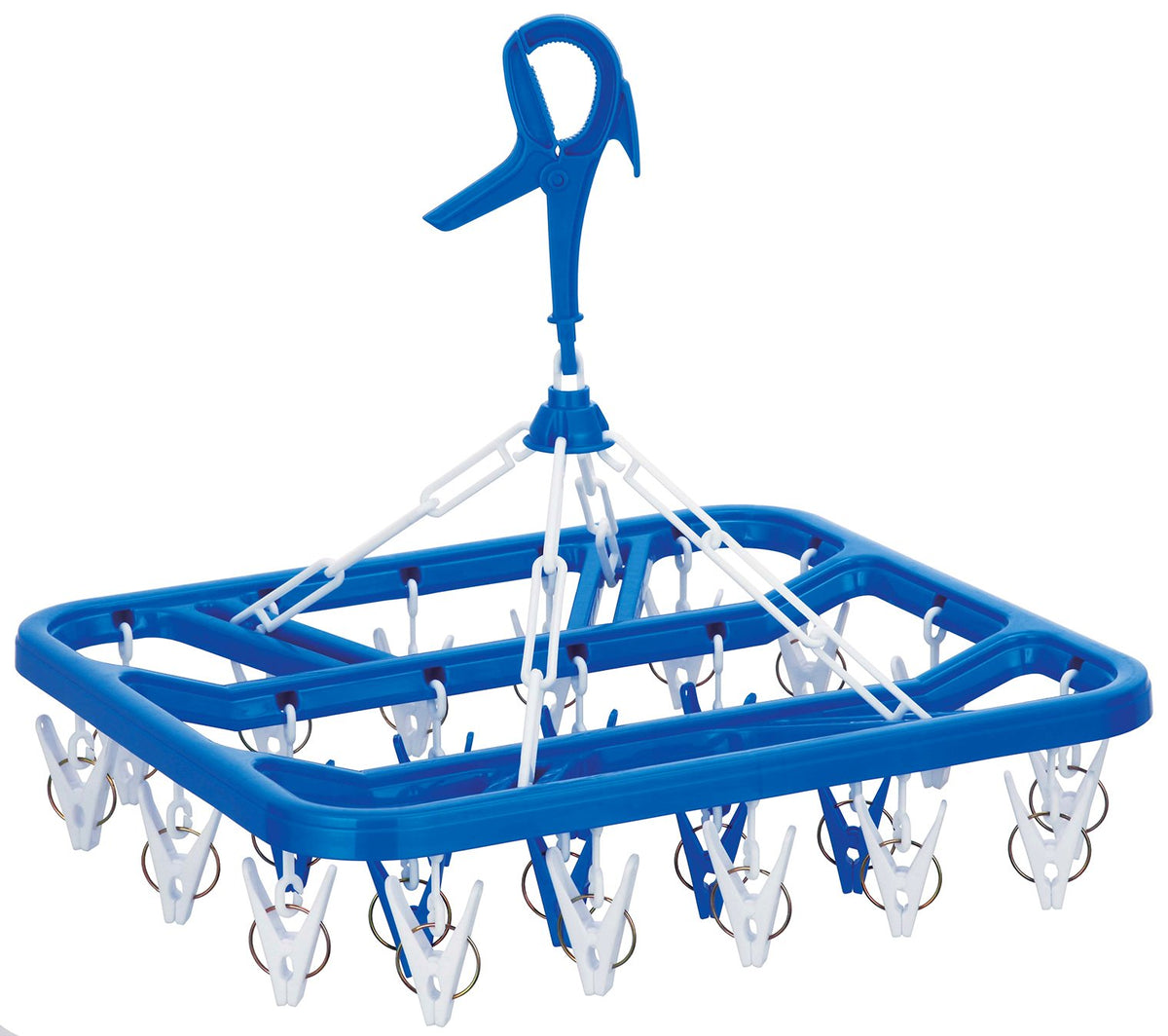 Nishida 218373 Square Hanger, Pla 24 Alpha, 24 Pinches, Blue