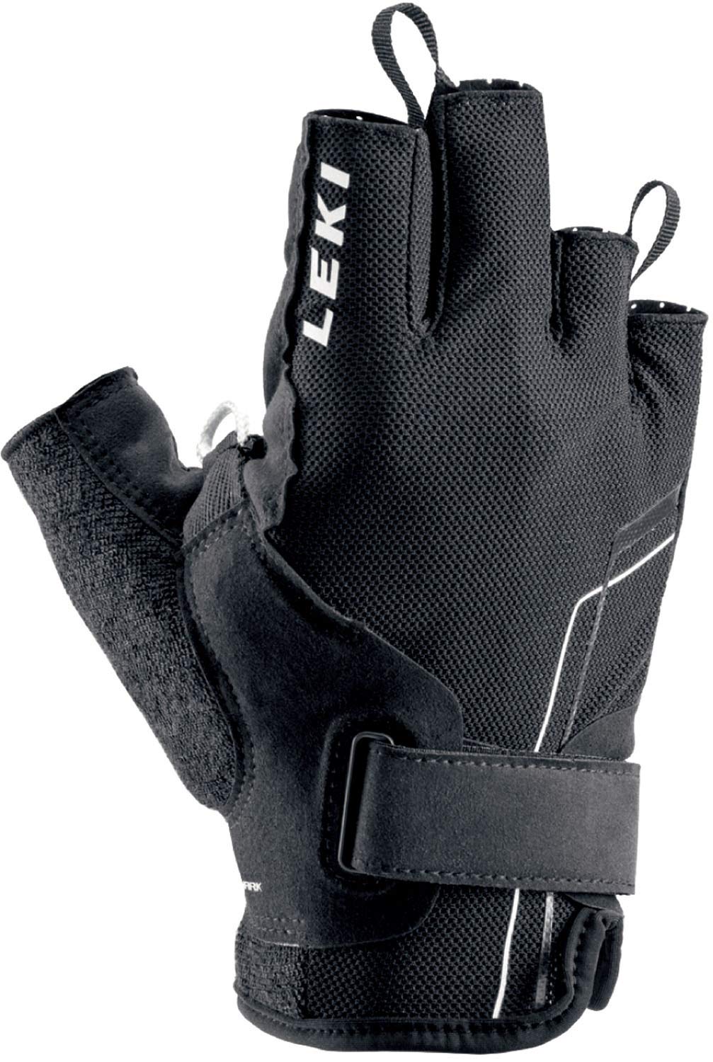 LEKI Men's Nordic Breeze Shark Short Stick Bag, Black/White, 7 (EU)