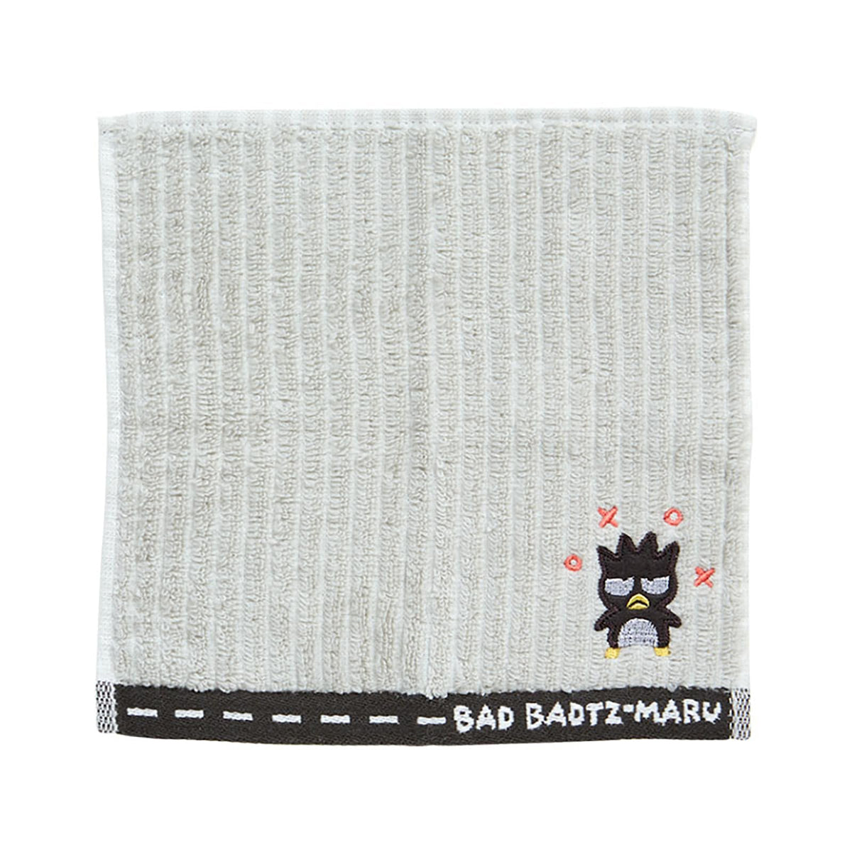 Sanrio 106496 Petite Towel, Bad Batsumaru, Mini Handkerchief, Approx. Width 7.9 x Height 7.9 inches (20 cm) x Height 7.9 inches (20 cm)