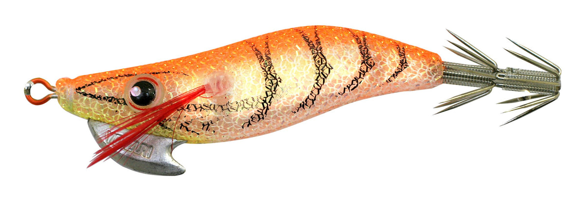YO-Zuri Egi: Aoli Q RS No. 1.6 Sloe: Skeleton Luminous Orange Shrimp