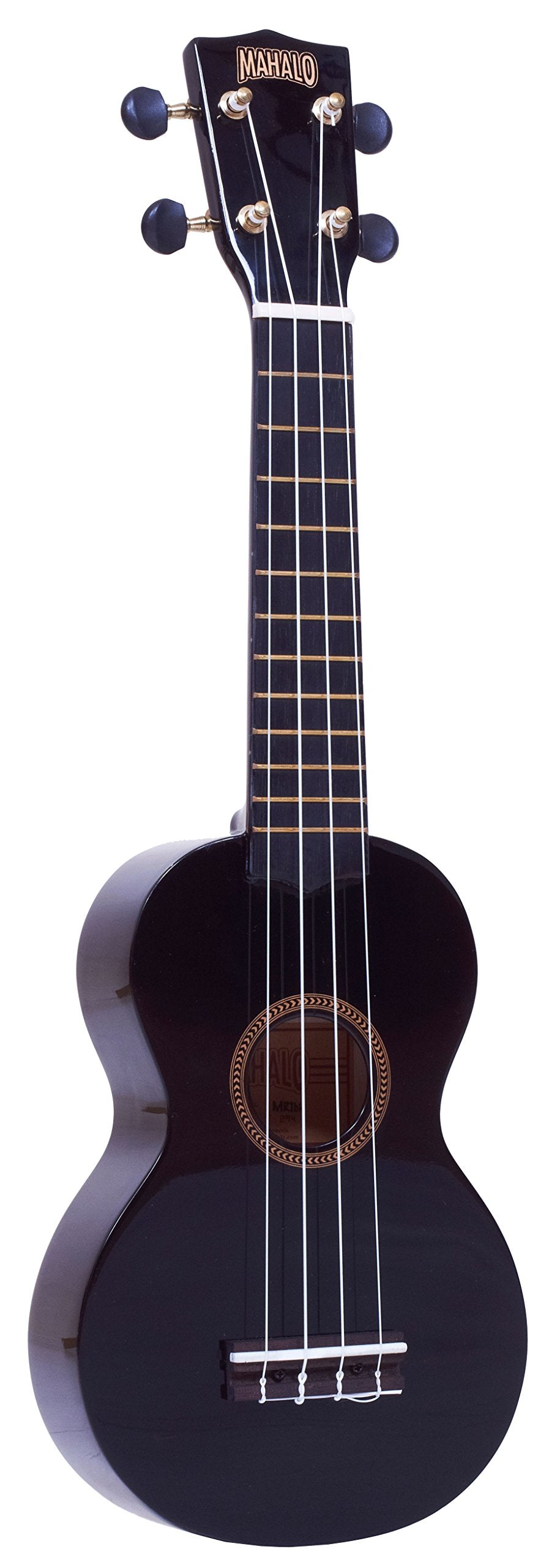 Mahalo Ukuleles MR1BK Rainbow Series Soprano Ukulele
