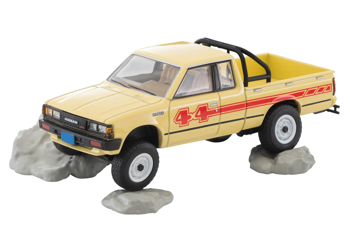 Tomica Limited Vintage Neo LV-N321a Nissan Truck 4X4 King Cab Yellow North American Specifications Finished Product