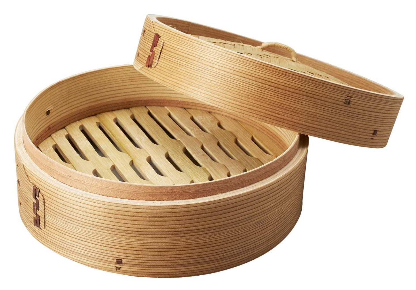 Pearl Metal H-5714 Chinese Seiro, 8.3 inches (21 cm), Steamer, Vegetables, Small Basket Packaging, Natural Wood, Natural Bamboo