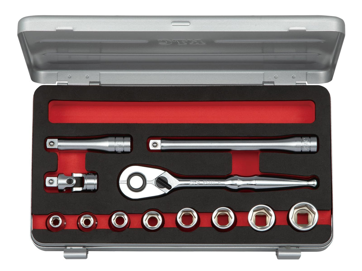 Kyoto Machine Tools (KTC) TB312A Socket Wrench Set, Hex 9.5sq