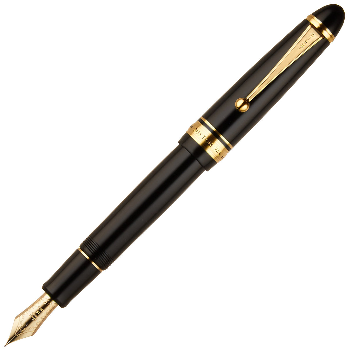 PILOT"CUSTOM 743 / Black" (nib : Soft Fine)